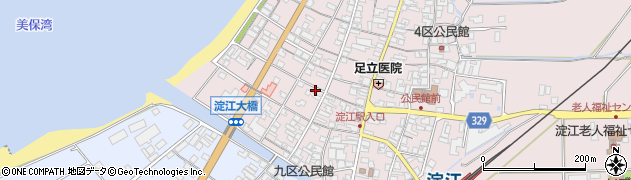 鳥取県米子市淀江町淀江663周辺の地図