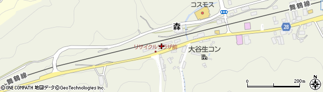 京都府舞鶴市森42周辺の地図