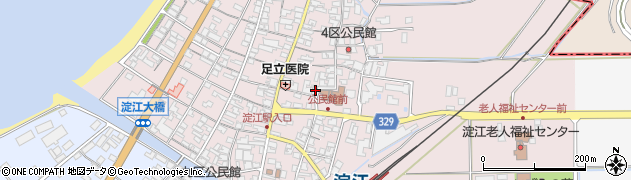 鳥取県米子市淀江町淀江794周辺の地図