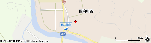鳥取県鳥取市国府町谷周辺の地図
