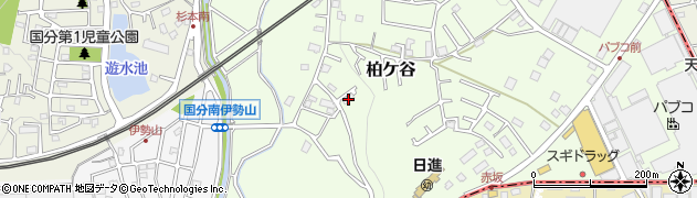 神奈川県海老名市柏ケ谷217周辺の地図