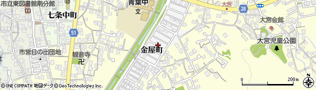 京都府舞鶴市金屋町周辺の地図