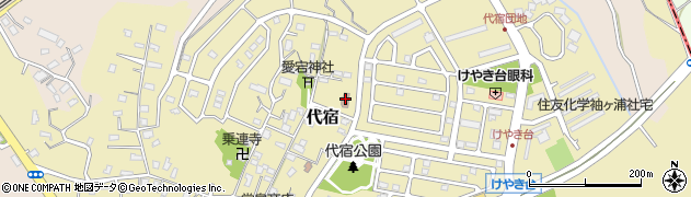 代宿公民館周辺の地図
