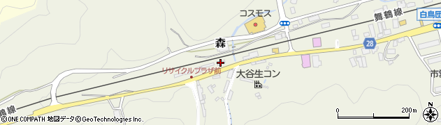 京都府舞鶴市森60周辺の地図