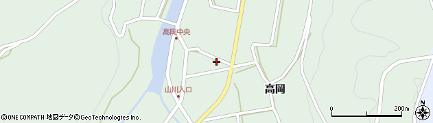 鳥取県東伯郡琴浦町高岡387周辺の地図