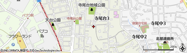 神奈川県綾瀬市寺尾台周辺の地図