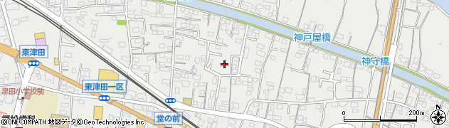 島根県松江市東津田町599周辺の地図