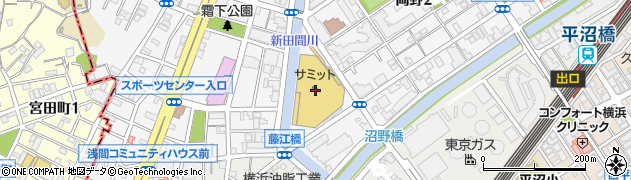 サミットストア横浜岡野店周辺の地図