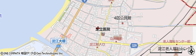 鳥取県米子市淀江町淀江762周辺の地図