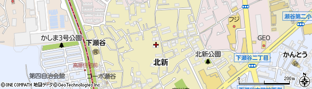 神奈川県横浜市瀬谷区北新周辺の地図