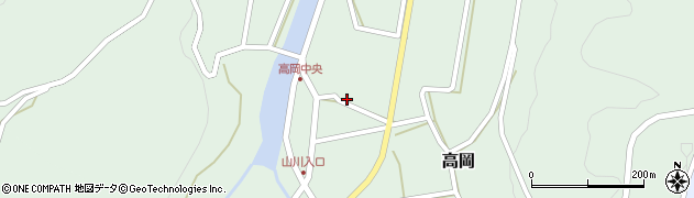 鳥取県東伯郡琴浦町高岡305周辺の地図