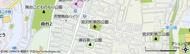 宮沢町第四公園周辺の地図
