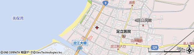 鳥取県米子市淀江町淀江687周辺の地図