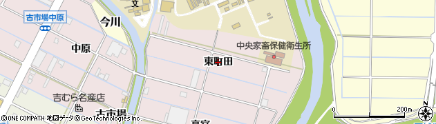 岐阜県岐阜市古市場（東町田）周辺の地図
