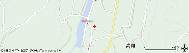 鳥取県東伯郡琴浦町高岡451周辺の地図