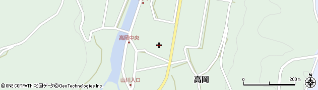 鳥取県東伯郡琴浦町高岡378周辺の地図