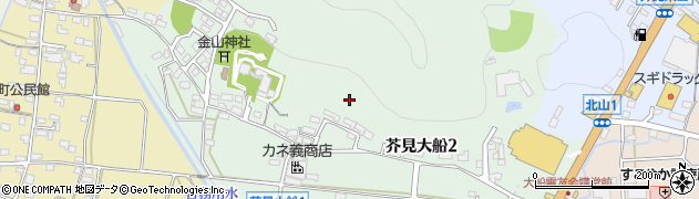 岐阜県岐阜市芥見大船周辺の地図