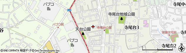 寺尾台公園周辺の地図
