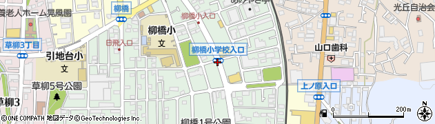 柳橋小入口周辺の地図