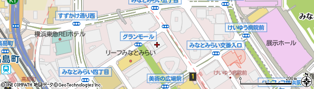 ドコモショップＭＡＲＫＩＳみなとみらい店周辺の地図
