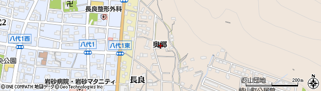 岐阜県岐阜市長良奥郷周辺の地図