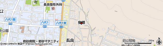 岐阜県岐阜市長良（奥郷）周辺の地図
