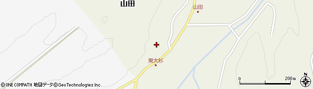鳥取県東伯郡琴浦町山田181周辺の地図