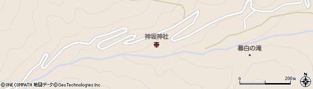 神坂神社周辺の地図
