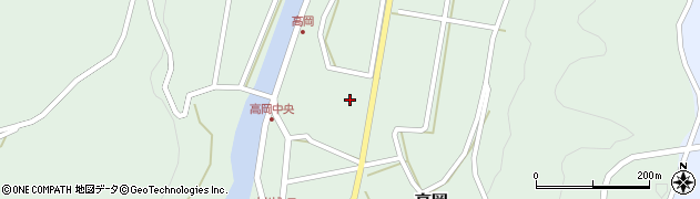 鳥取県東伯郡琴浦町高岡380周辺の地図