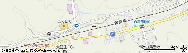 京都府舞鶴市森182周辺の地図