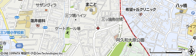 神奈川県横浜市瀬谷区三ツ境68周辺の地図