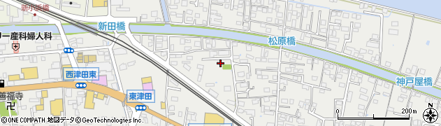 島根県松江市東津田町448周辺の地図