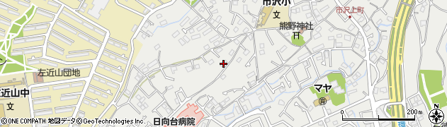 神奈川県横浜市旭区市沢町1087周辺の地図