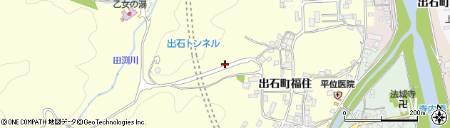 兵庫県豊岡市出石町福住周辺の地図