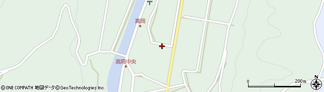 鳥取県東伯郡琴浦町高岡356周辺の地図