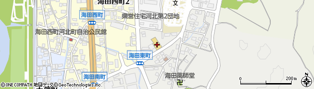 鳥取トヨタ　倉吉店周辺の地図