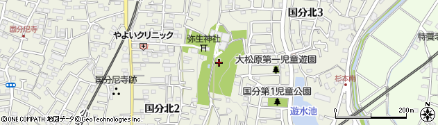 神奈川県海老名市国分北周辺の地図