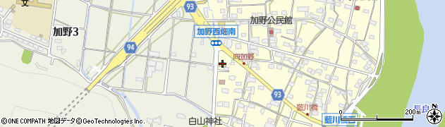 ファミリーマート岐阜向加野店周辺の地図