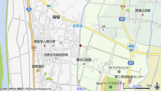 〒680-1141 鳥取県鳥取市蔵田の地図