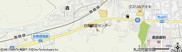 京都府舞鶴市森448周辺の地図
