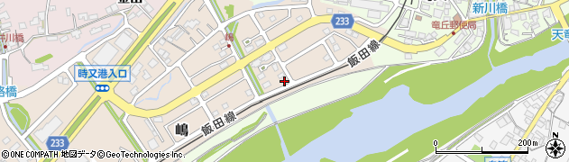 長野県飯田市嶋325周辺の地図