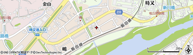 長野県飯田市嶋330周辺の地図