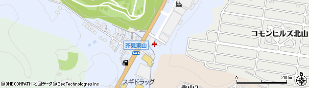 岐阜県岐阜市芥見東山周辺の地図