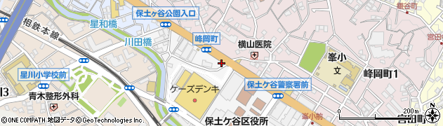 神奈川県横浜市保土ケ谷区川辺町8周辺の地図