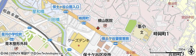 セブンイレブン横浜峰岡町店周辺の地図