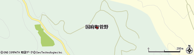 鳥取県鳥取市国府町菅野周辺の地図