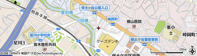 神奈川県横浜市保土ケ谷区川辺町40周辺の地図