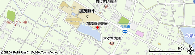 加茂野連絡所周辺の地図