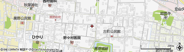 岐阜県岐阜市黒野周辺の地図