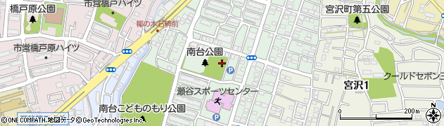 神奈川県横浜市瀬谷区南台周辺の地図